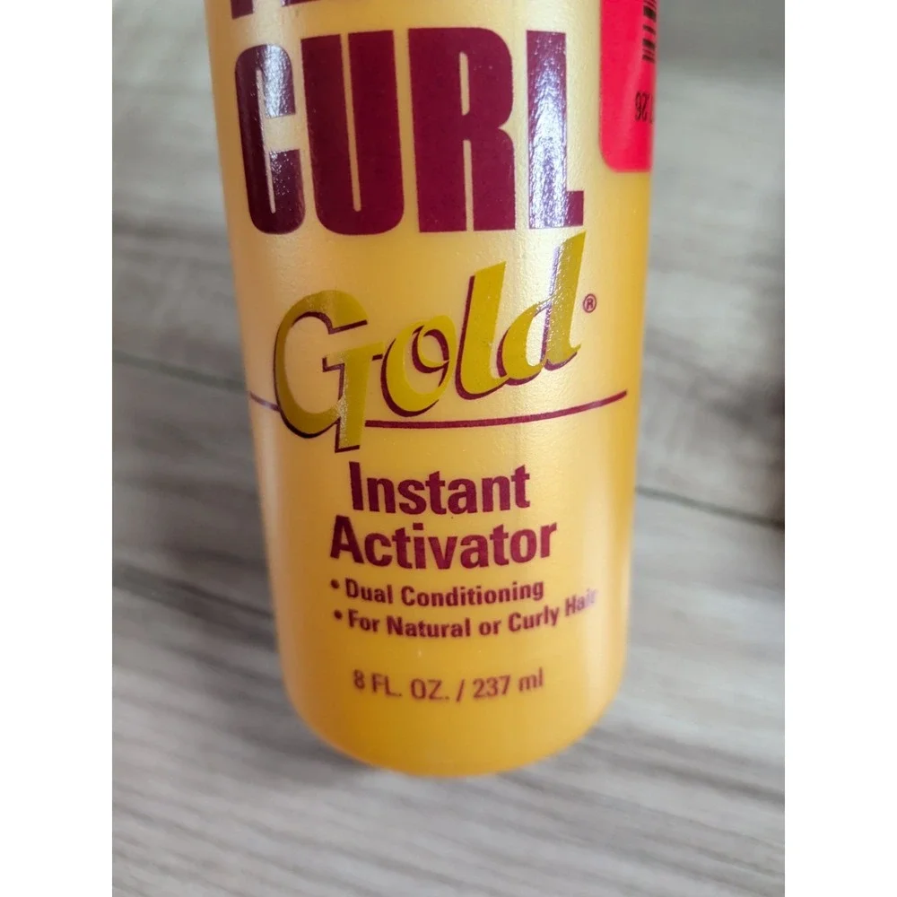 SoftSheen Carson Care Free Curl Gold Hair Instant Activator 8 fl oz New
